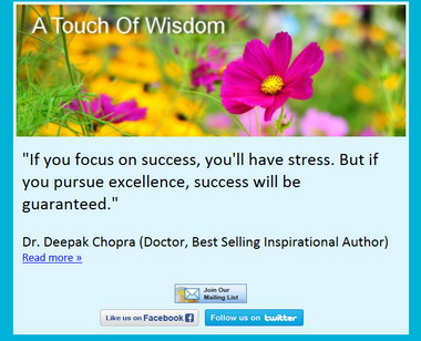 Click Photo To Join A Touch of Wisdom