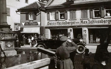 The Heidelberger's Hardware store in Bad Mergentheim, Germany 1938