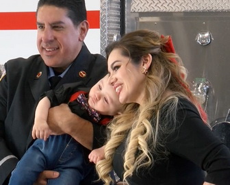 Chris and Janae with Mikel