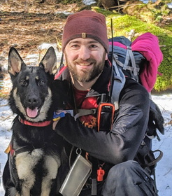 Jeremy Corson and Freyja